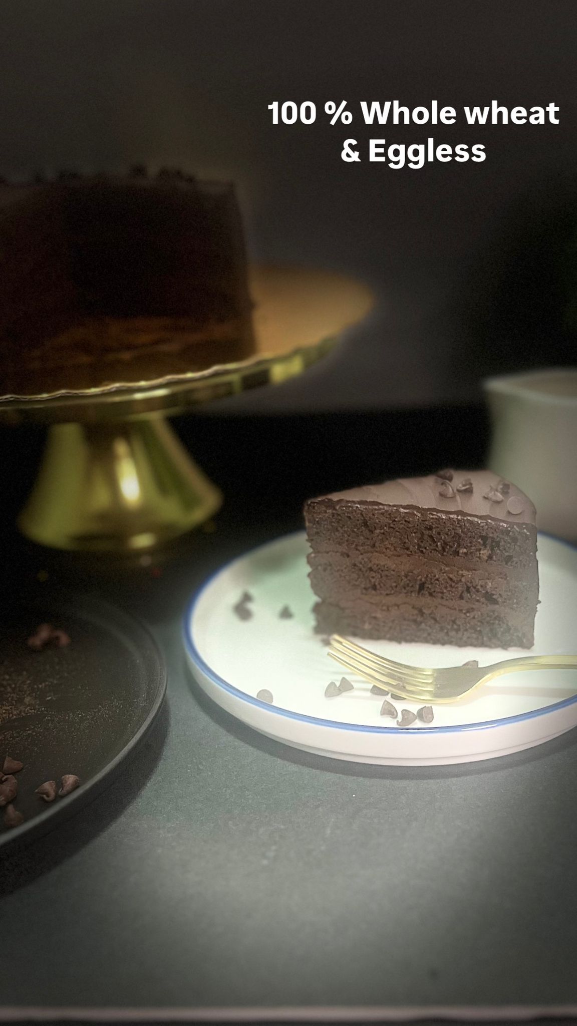  Chocolate Truffle Cake Slice (Eggless) - EACH