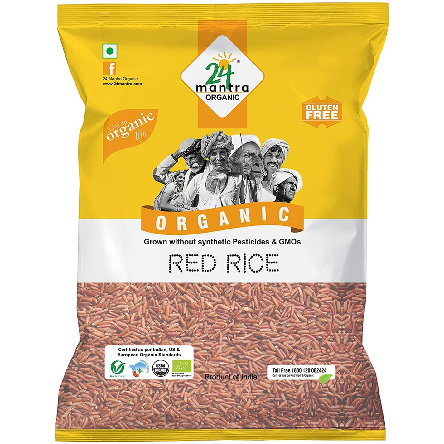 Buy Online Organic Red Rice (4 lb) | NJ USA.
