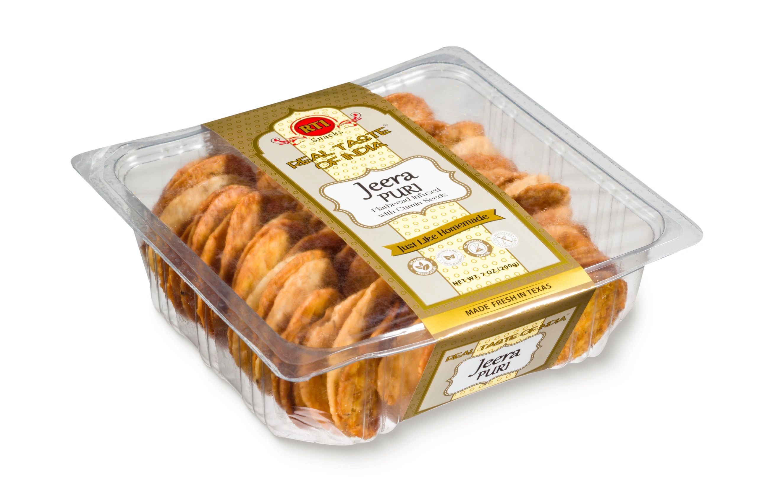 RTI Snacks Jeera Puri - 7 Oz (200 Gm)