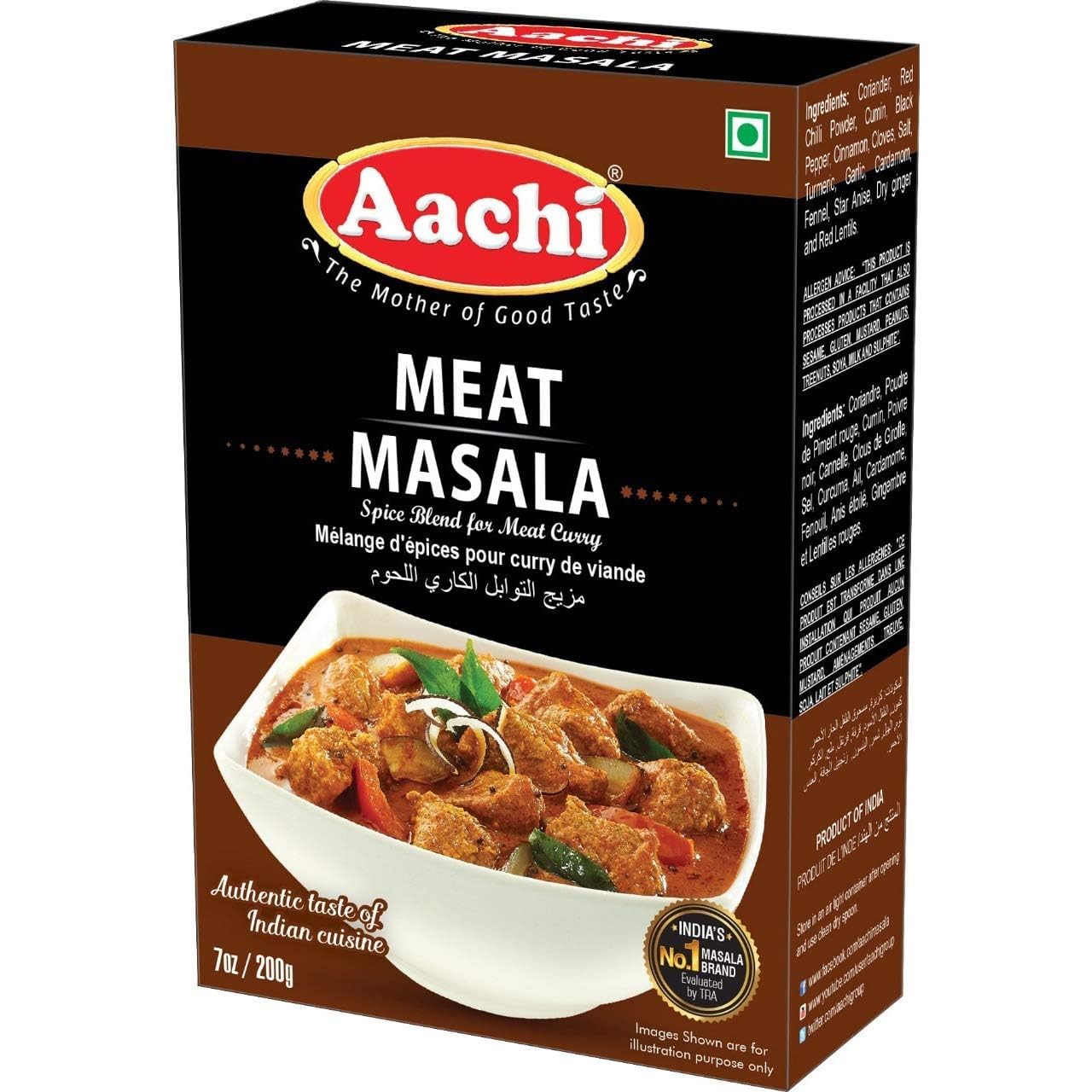 Aachi Meat Masala -  3.5 Oz (100 Gm)