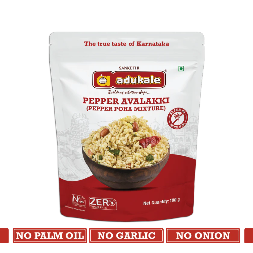 Adukale Pepper Avalakki - 6.35 Oz (180 Gm)
