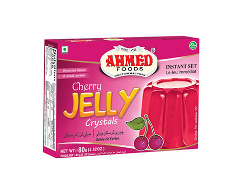 Ahmed Crystals Jelly (Cherry) - 2.82 OZ (80 GM)