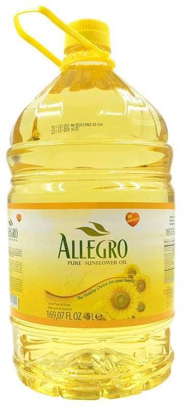 Allegro Sunflower Oil - 5 Ltr