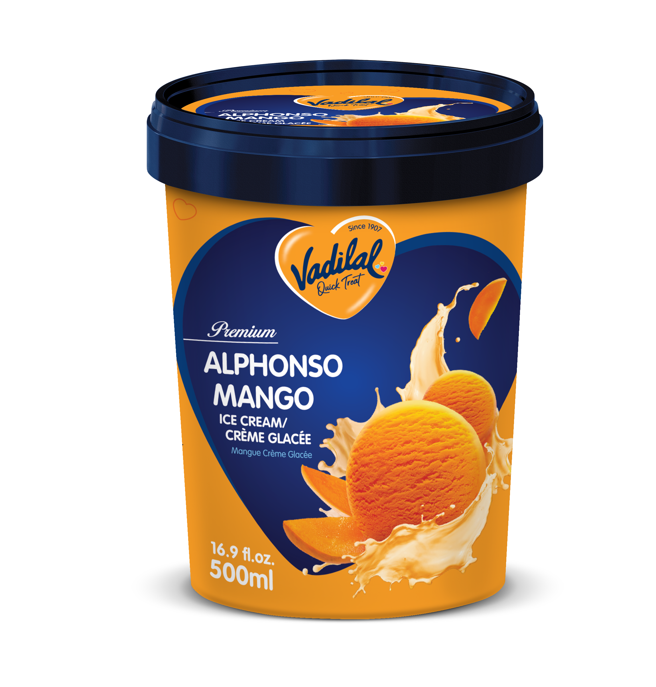 Vadilal Alphonso Mango Ice Cream - 500 ML