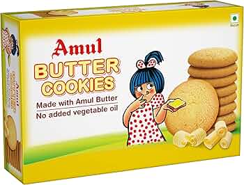 Amul Butter Cookies - 3.5 Oz (100 Gm)