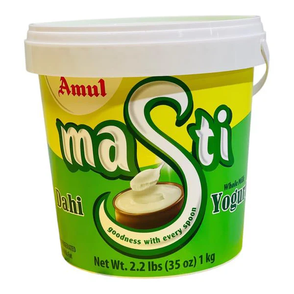 Amul Masti Dahi (Yogurt) - 2.2 Lb (1 Kg)
