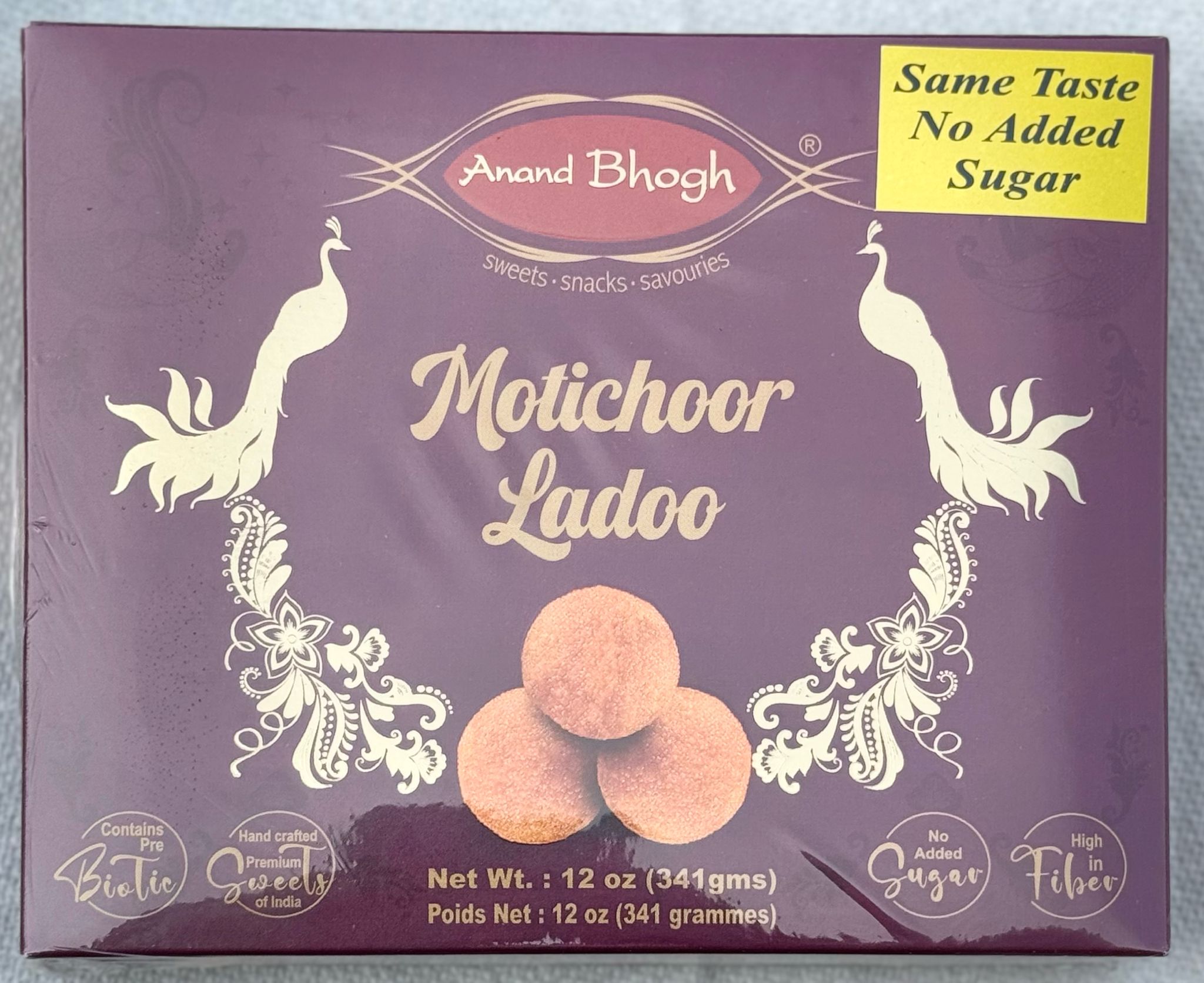 Anand Bhogh Motichoor Ladoo - 12 OZ (341 GM)