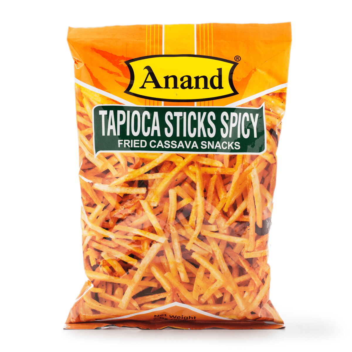 Anand Tapioca Sticks Spicy - 7 Oz (200 Gm)