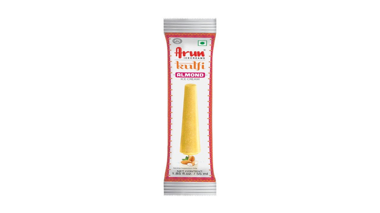 Arun Almond Kulfi Bar - 55 ML (NO RERTURN NO REFUND)