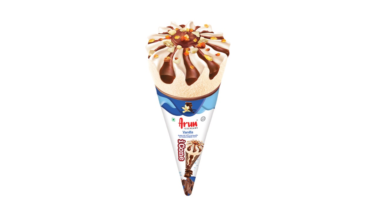 Arun Vanilla Ice Cream Cone - 100 ML (NO RETURN - NO REFUND)