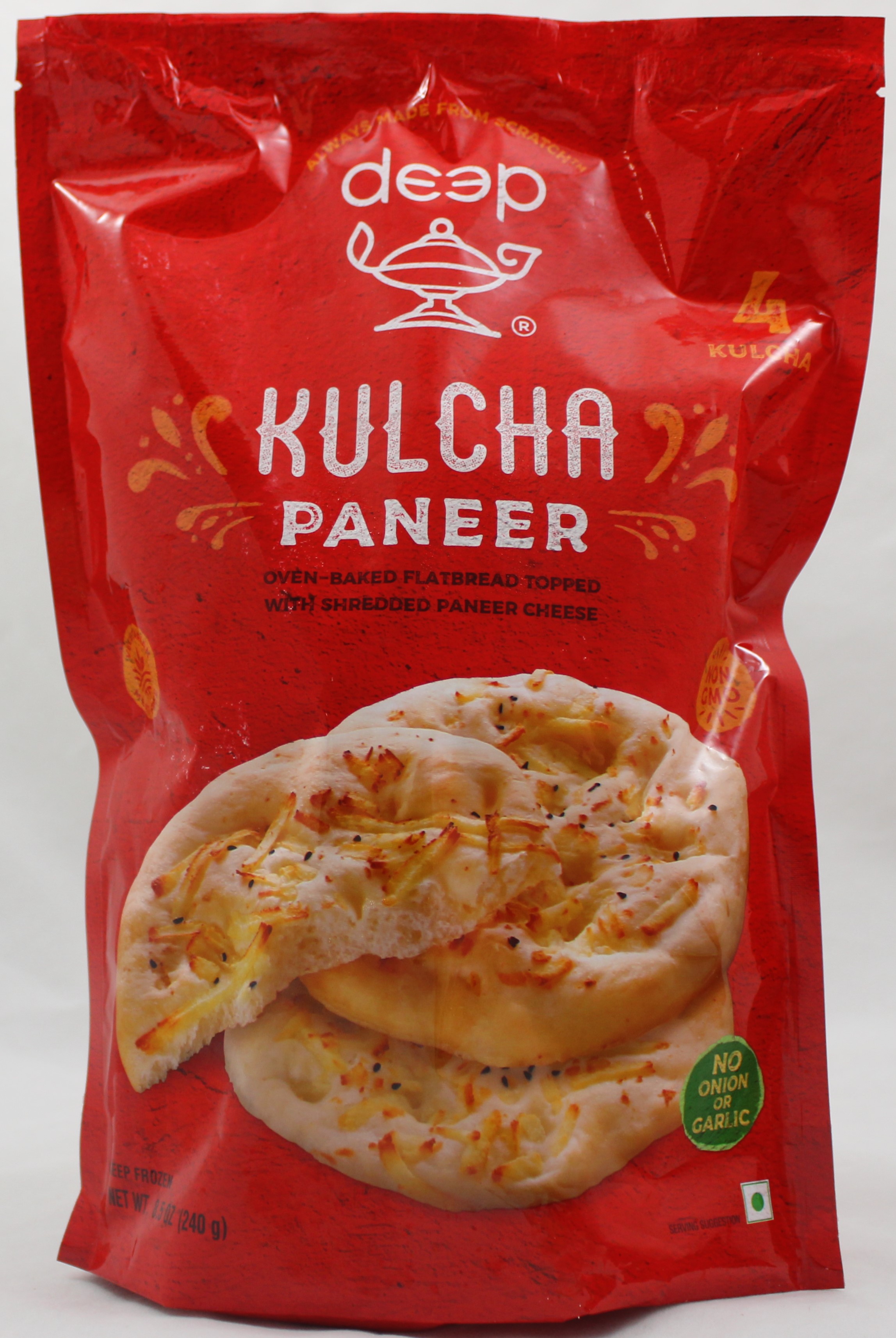 Deep Paneer Kulcha - 4 PCS