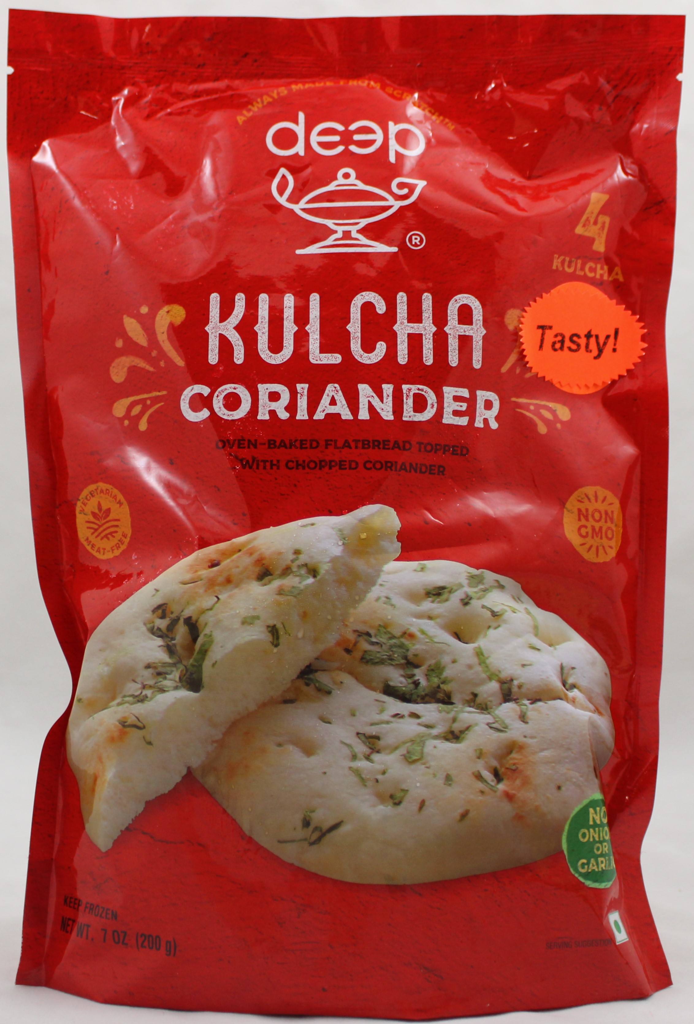 Deep Coriander Kulcha - 4 PCS