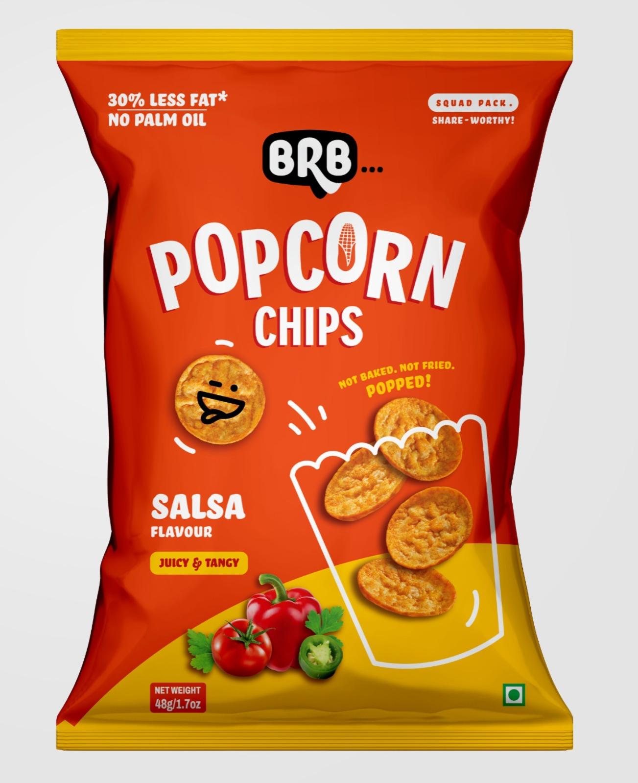 BRB Popcorn Chips (Salsa) - 1.7 Oz (48 Gm) BRB Popcorn Chips (Salsa) - 1.7 Oz (48 Gm)