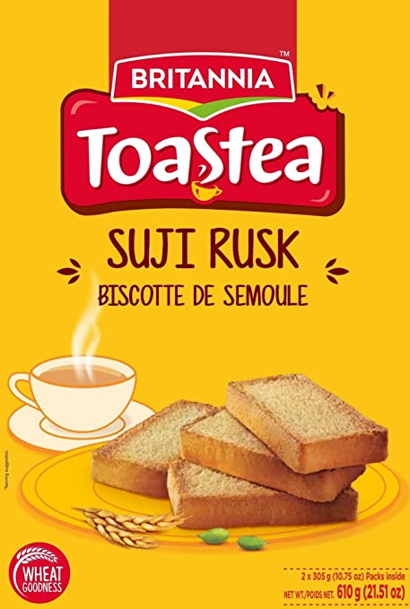 Britannia Wheat Rusk ( sooji toast ) 610gm
