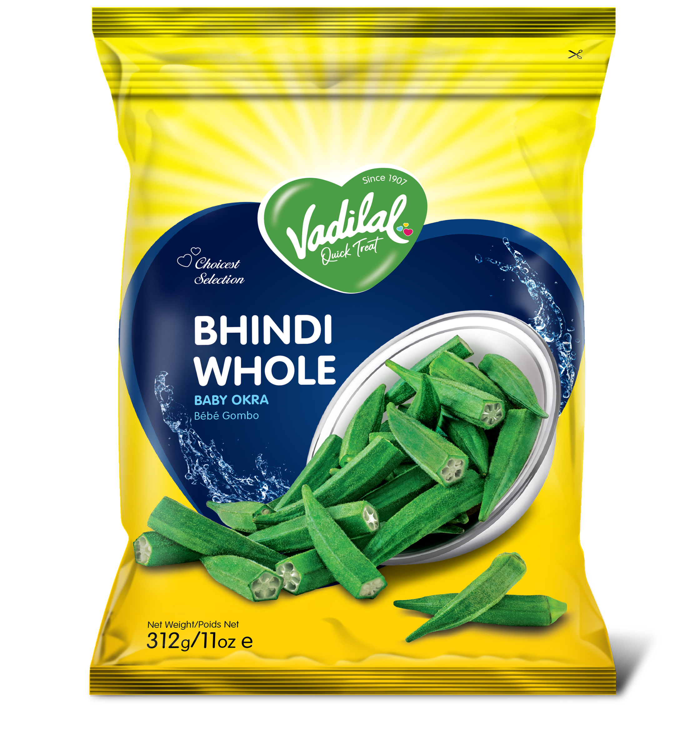 Deep-Vadilal Frozen Bhindi Whole - 11 OZ (312 GM)