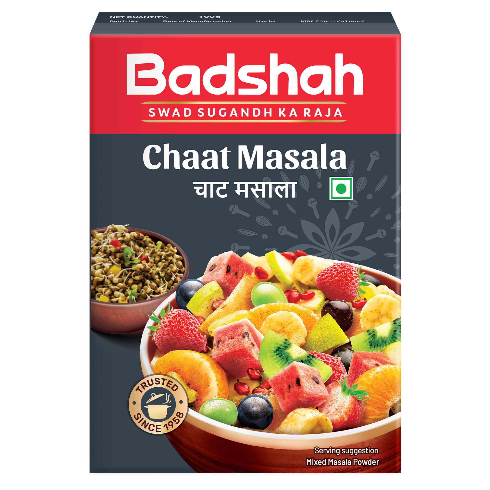 Badshah Chaat Masala - 3.5 Oz (100 Gm)
