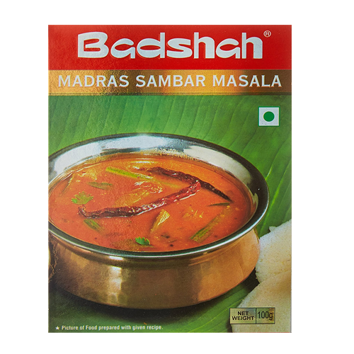 Badshah Madras Sambar Masala - 3.5 Oz (100 Gm)