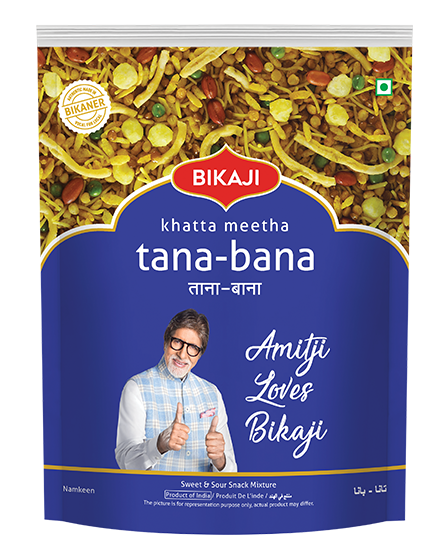 Bikaji Tana Bana (Khatta Meetha) - 14 Oz (400 Gm)