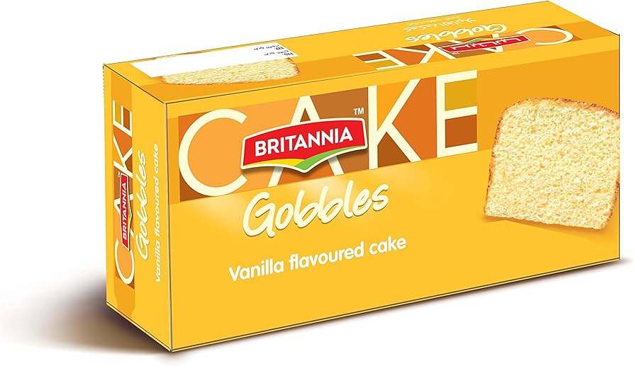 Britannia Gobbles Cake (Vanilla) - 8.82 OZ (250 GM)