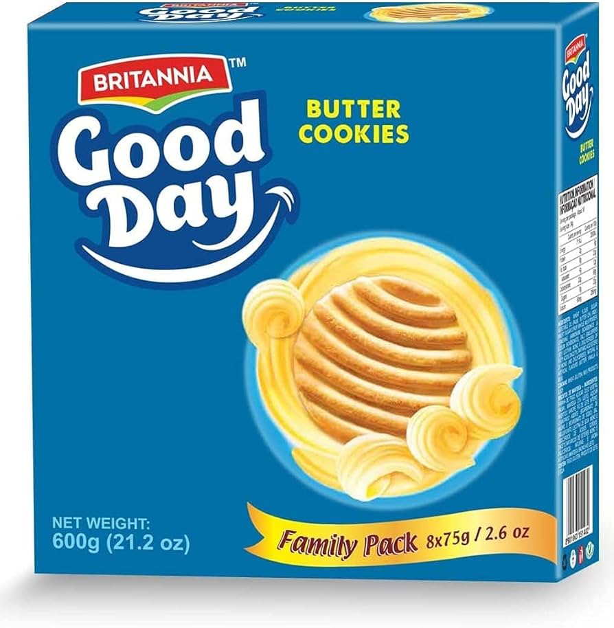 Britannia Good Day Butter Family Pack Cookies - 21.2 Oz (600 Gm)