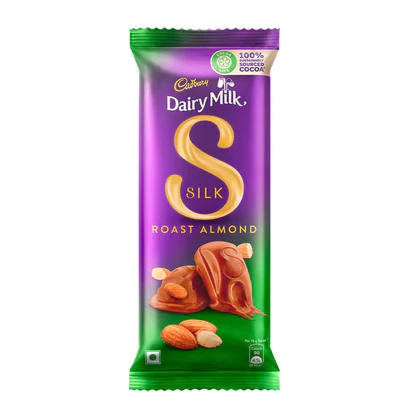 Cadbury Dairy Milk Silk Roast Almond Chocolate Bar - 143 GM