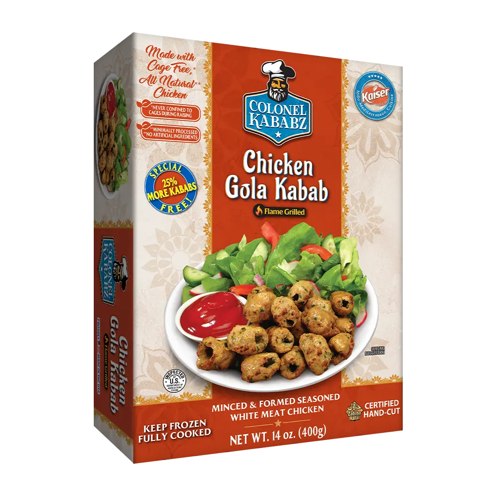 Colonel Kababz Chicken Gola Kababs - 14 Oz (400 Gm)