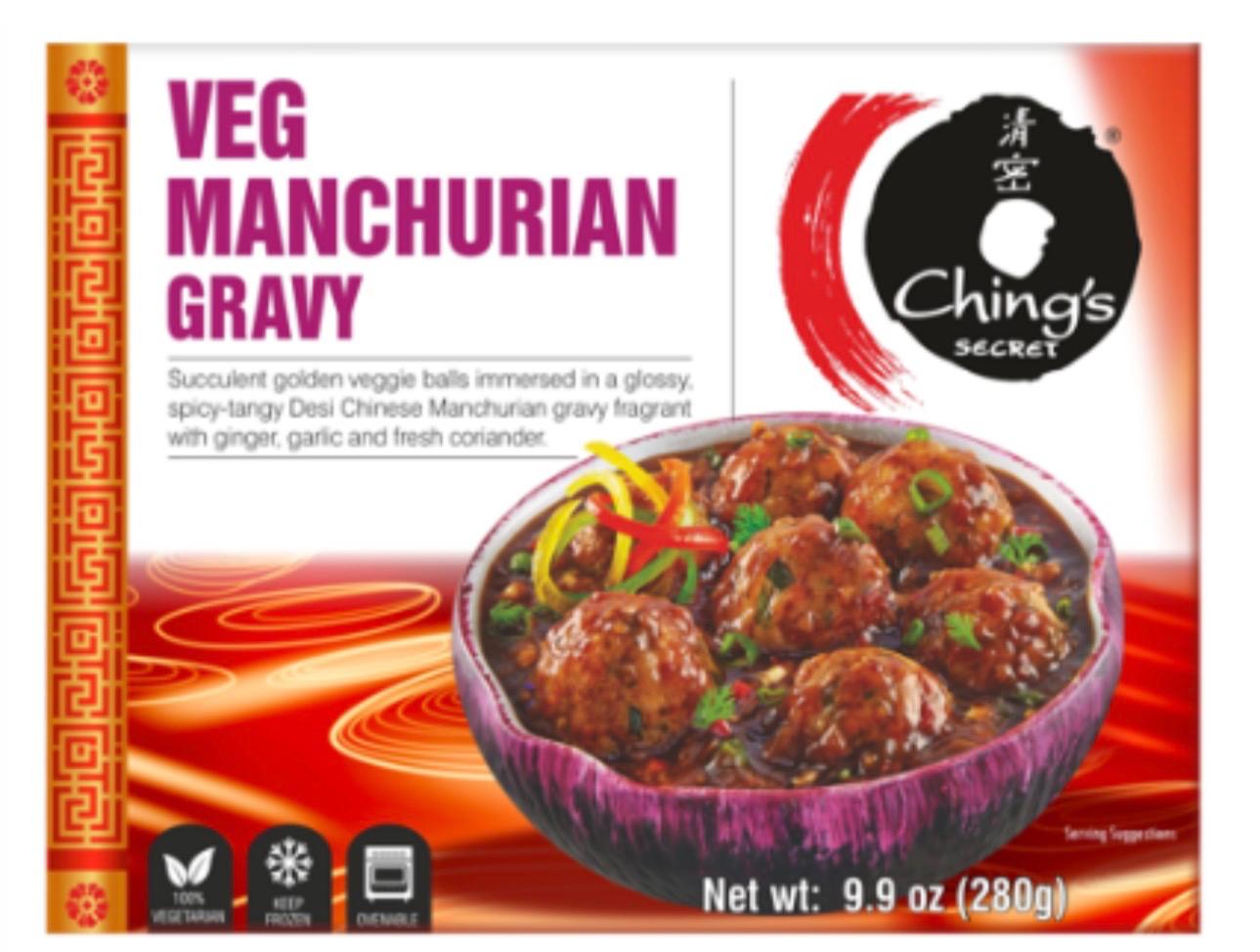 Ching's Frozen Veg Manchurian Gravy - 9.9 Oz (280 Gm)