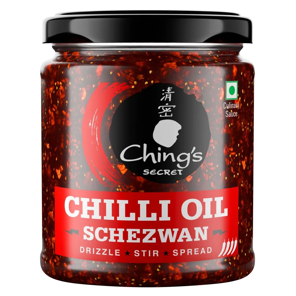 Chings Chilli Oil (Schezwan) - 6 Oz (170 Gm)