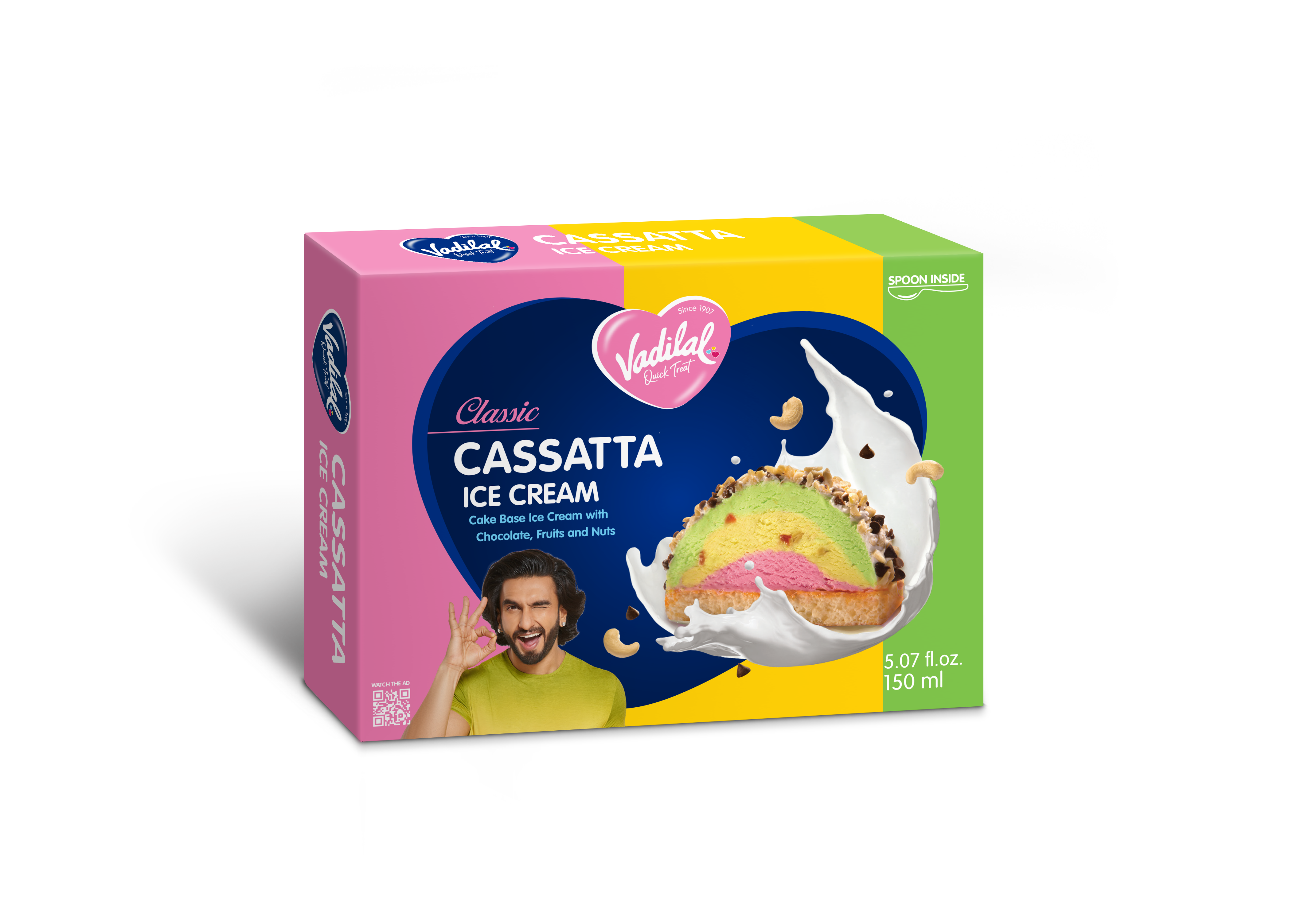 Vadilal Classic Cassatta Ice Cream (150 ML)