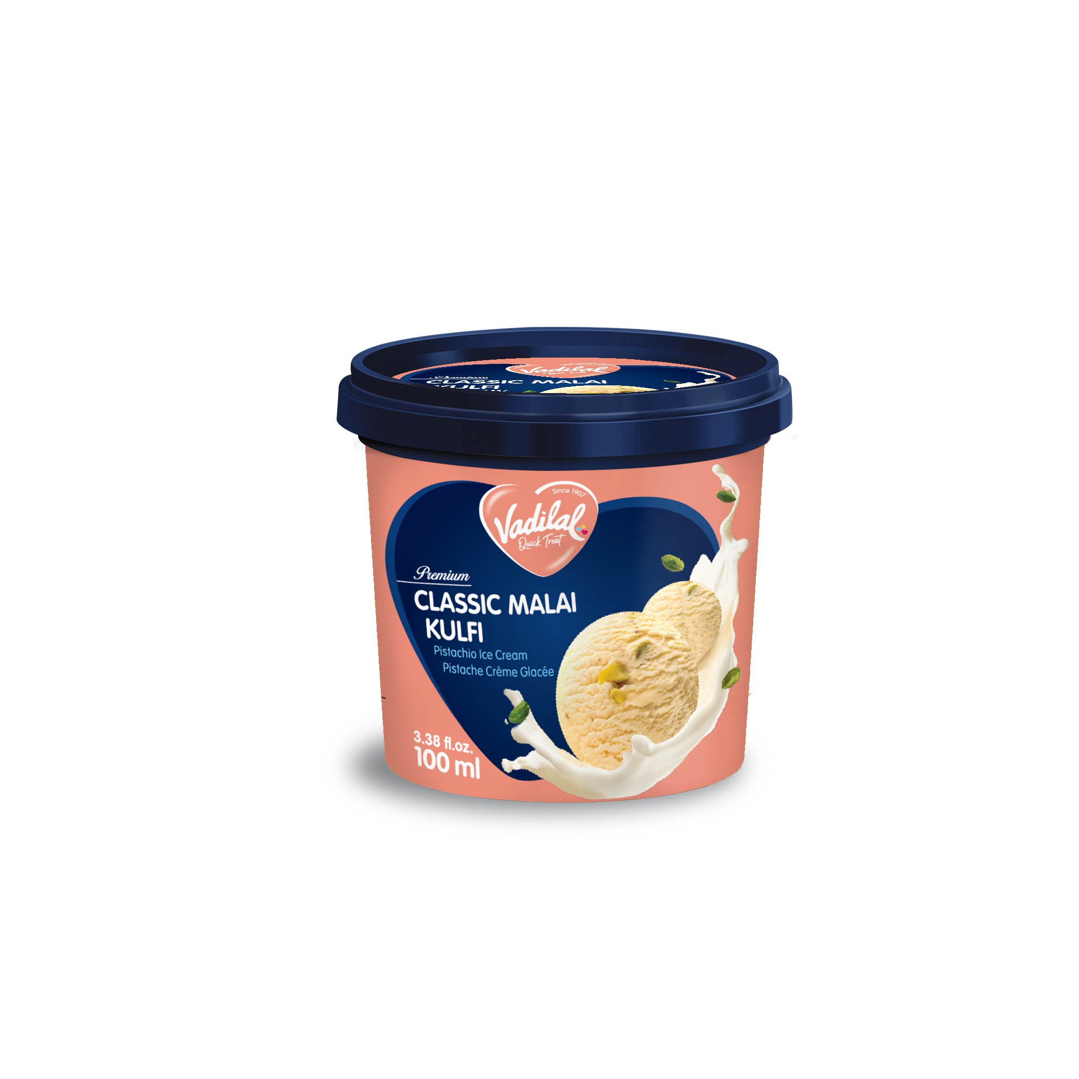 Vadilal Classic Malai Kulfi Ice Cream - 100 ML