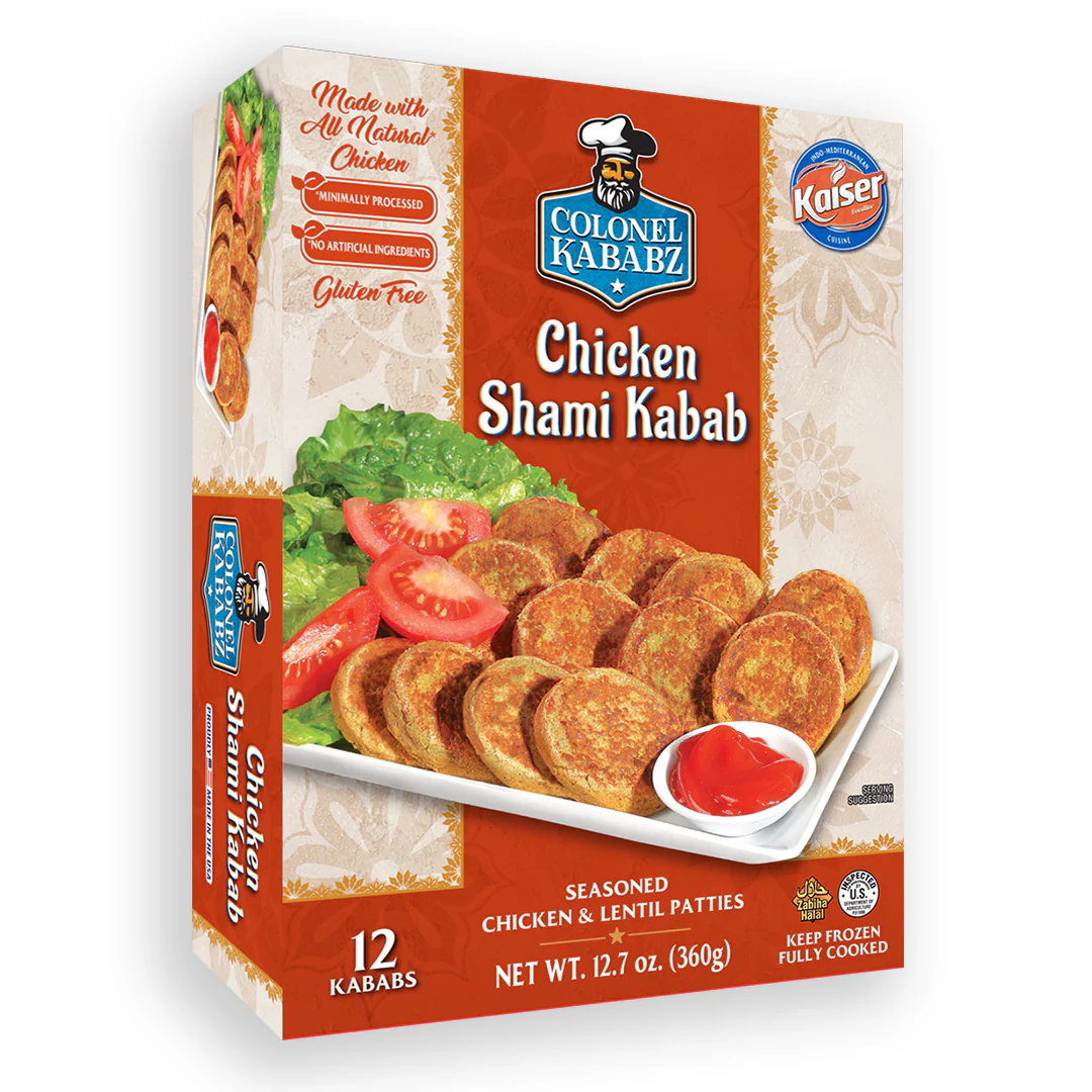 Colonel Kababz Chicken Shami Kebab - 12 Pcs (360 Gm)