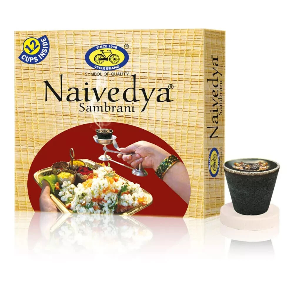 Cycle Naivedya Sambrani Dhoop Cup - 12 Pcs
