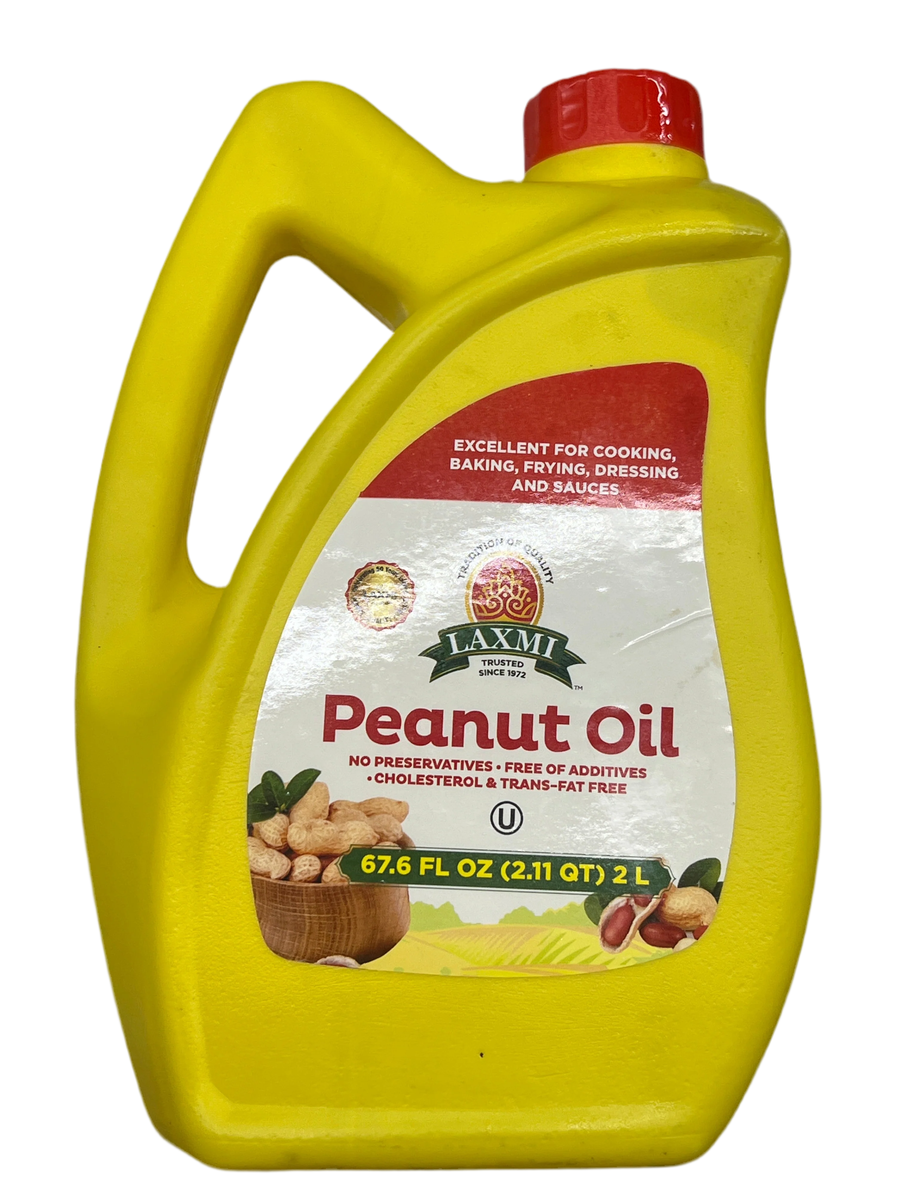 Laxmi Peanut Oil - 68 Oz (2 Ltr)