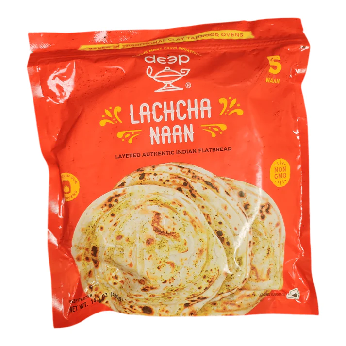 Deep Frozen Lachcha Naan - 5 Pcs (400 Gm)