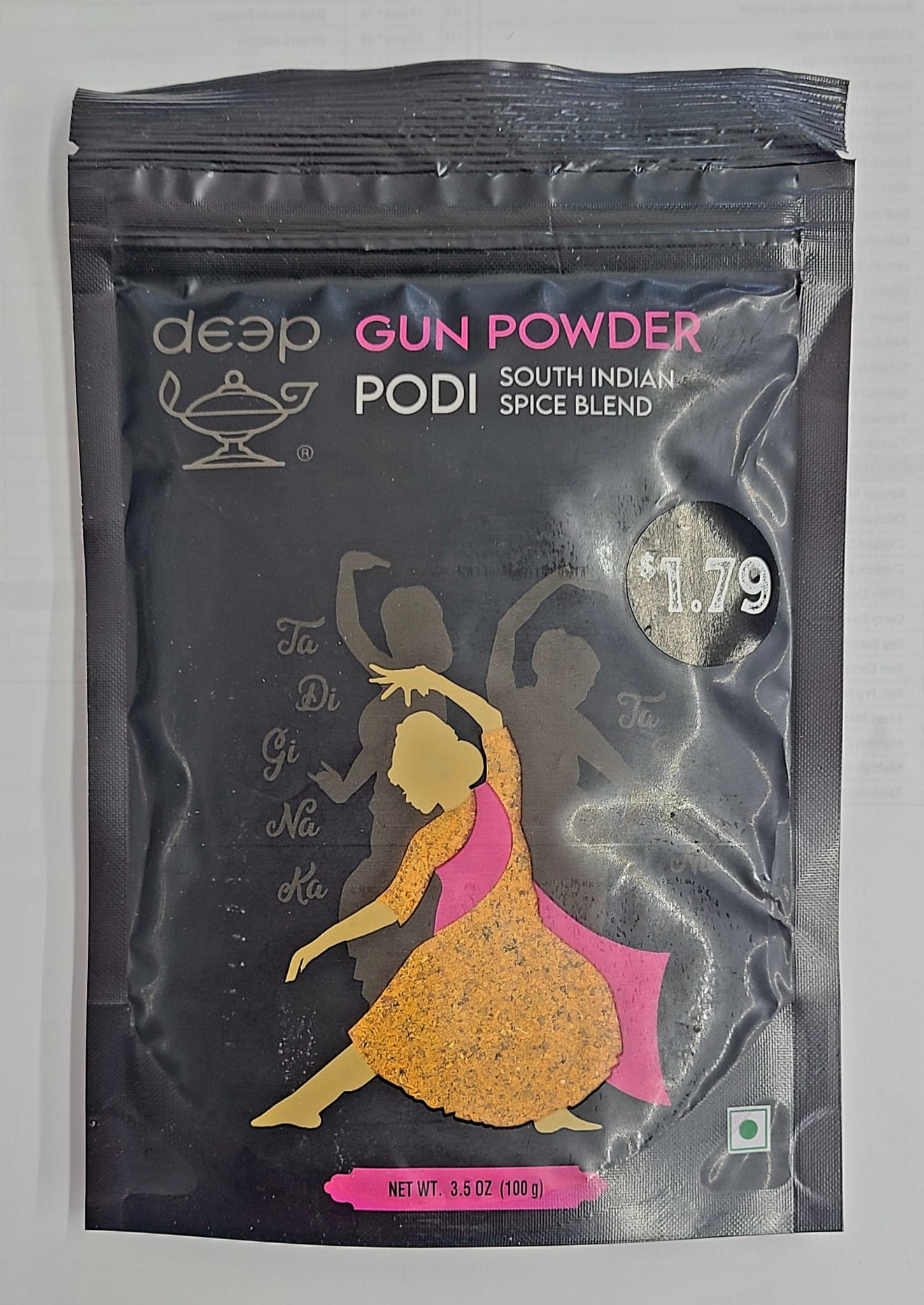 Deep Gun Powder Podi - 3.5 OZ (100 GM)