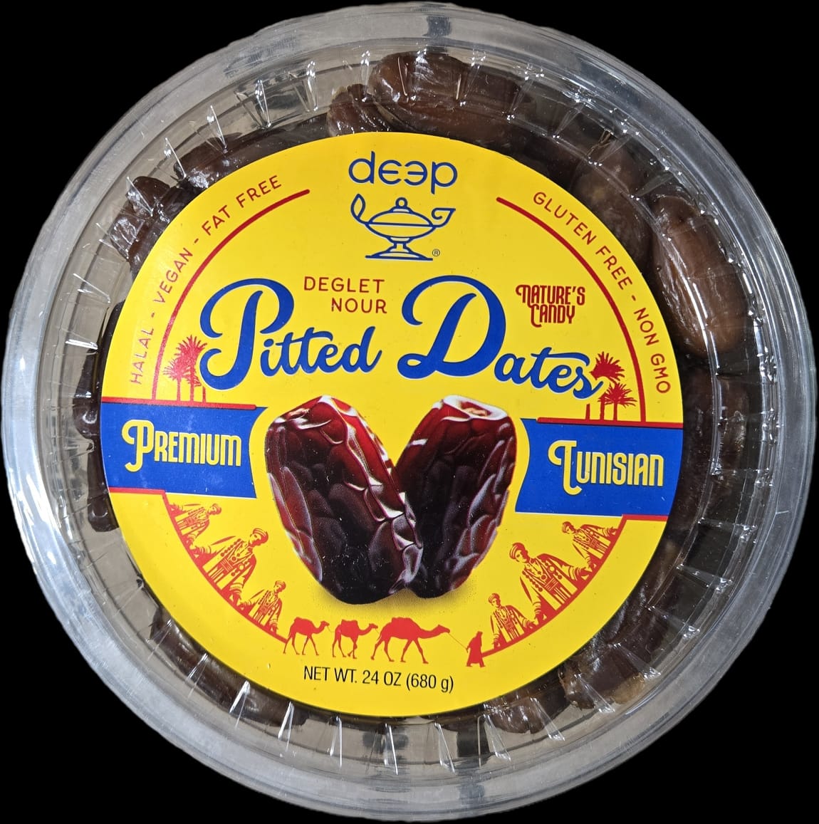 Deep Premium Pitted Dates - 24 Oz (680 Gm)
