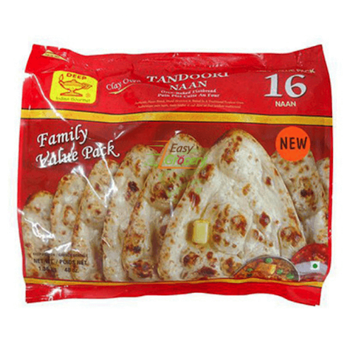 Deep tandoori naan family pack 16 pcs
