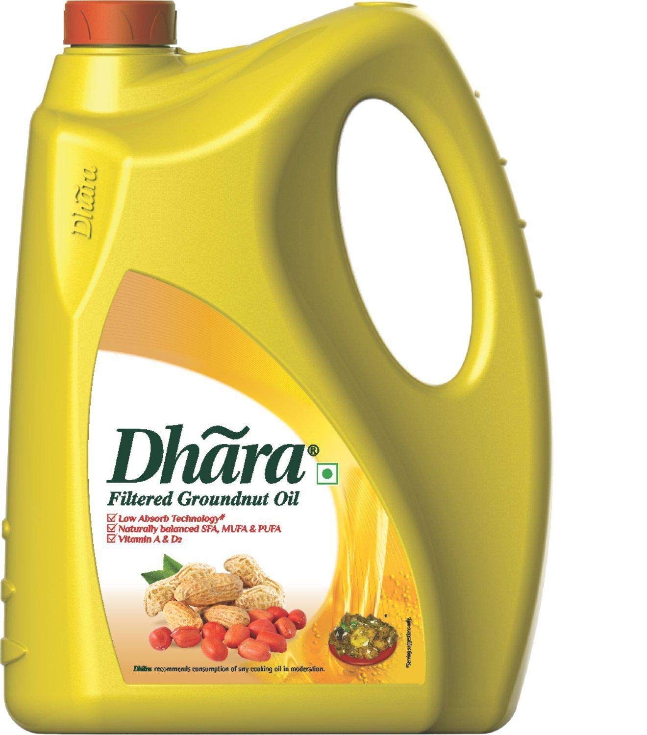 Dhara Groundnut Oil (5 LTR)