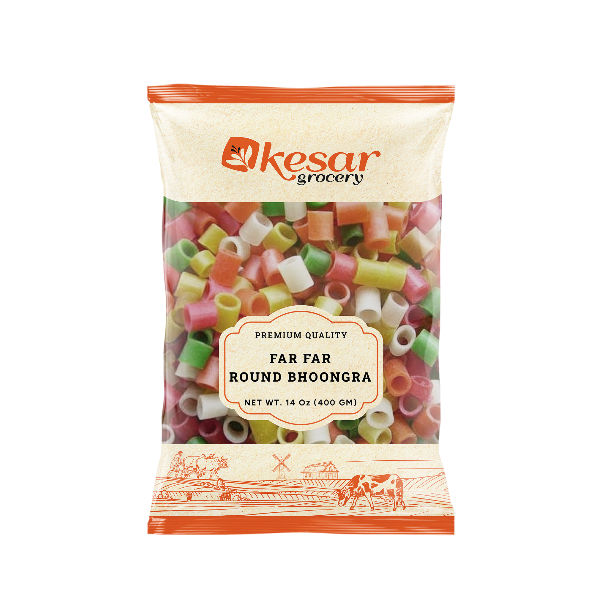 Kesar Fryums Mix Colors (ROUND) - 14 OZ (400 GM)
