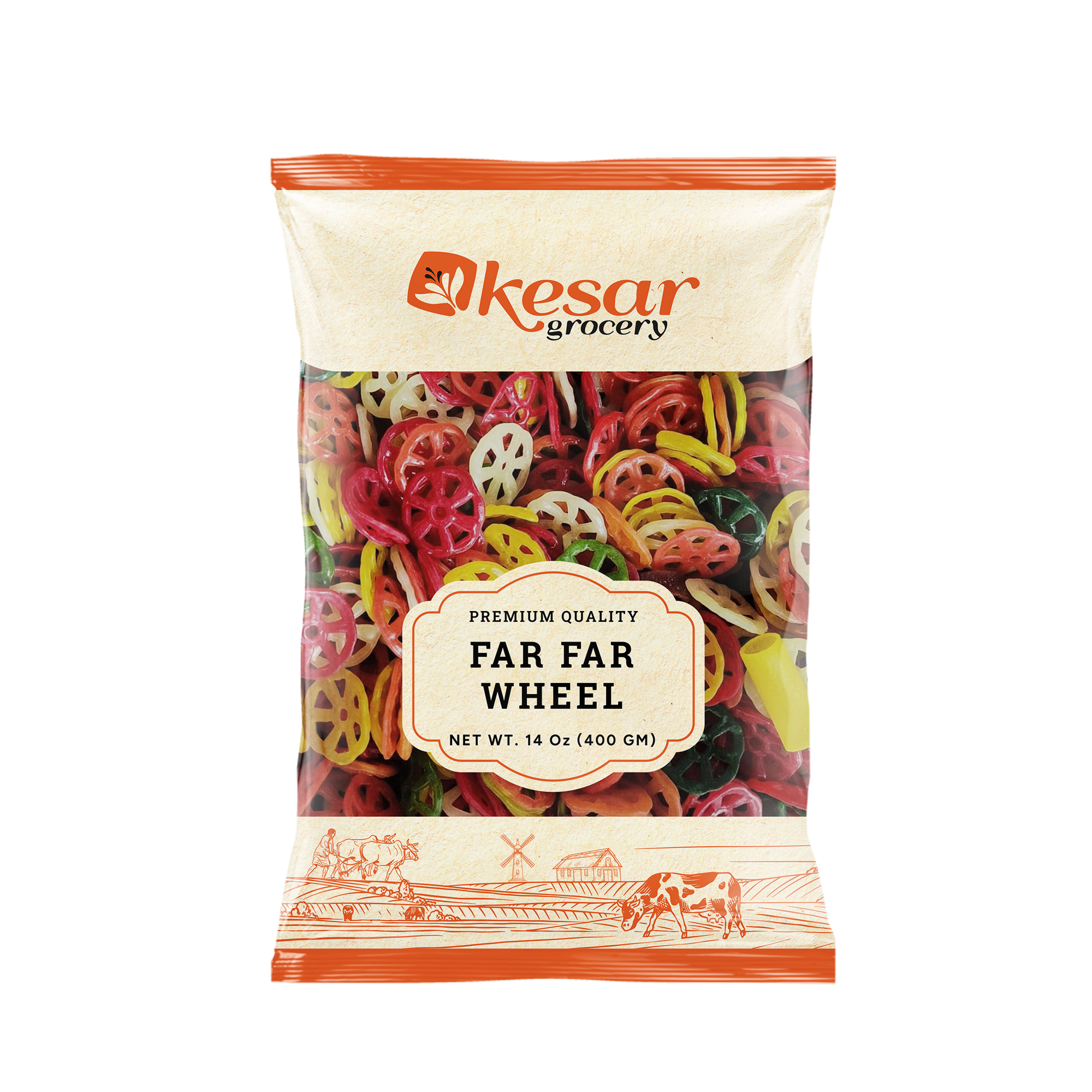Kesar Fryums Mix Colors (Wheel) - 14 OZ (400 GM)