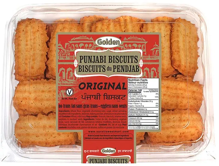 Golden Punjabi Biscuits (ORIGINAL) - 24 Oz (680 Gm)