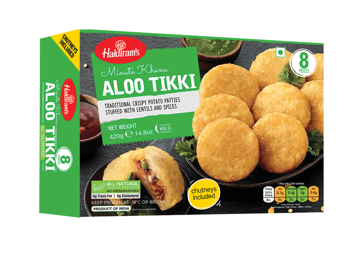 Haldiram Aloo Tikki 420 Gms