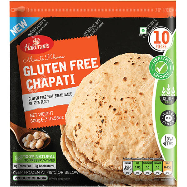 Haldiram's Gluten Free Chapati - 10 PCS