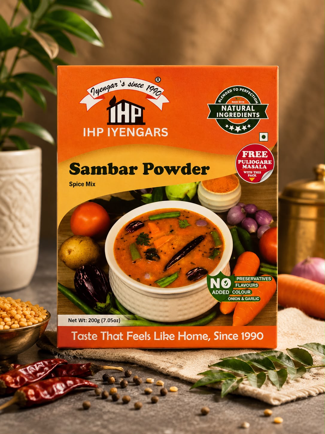 IHP IYENGARS Sambar Powder - 7 Oz (200 Gm)