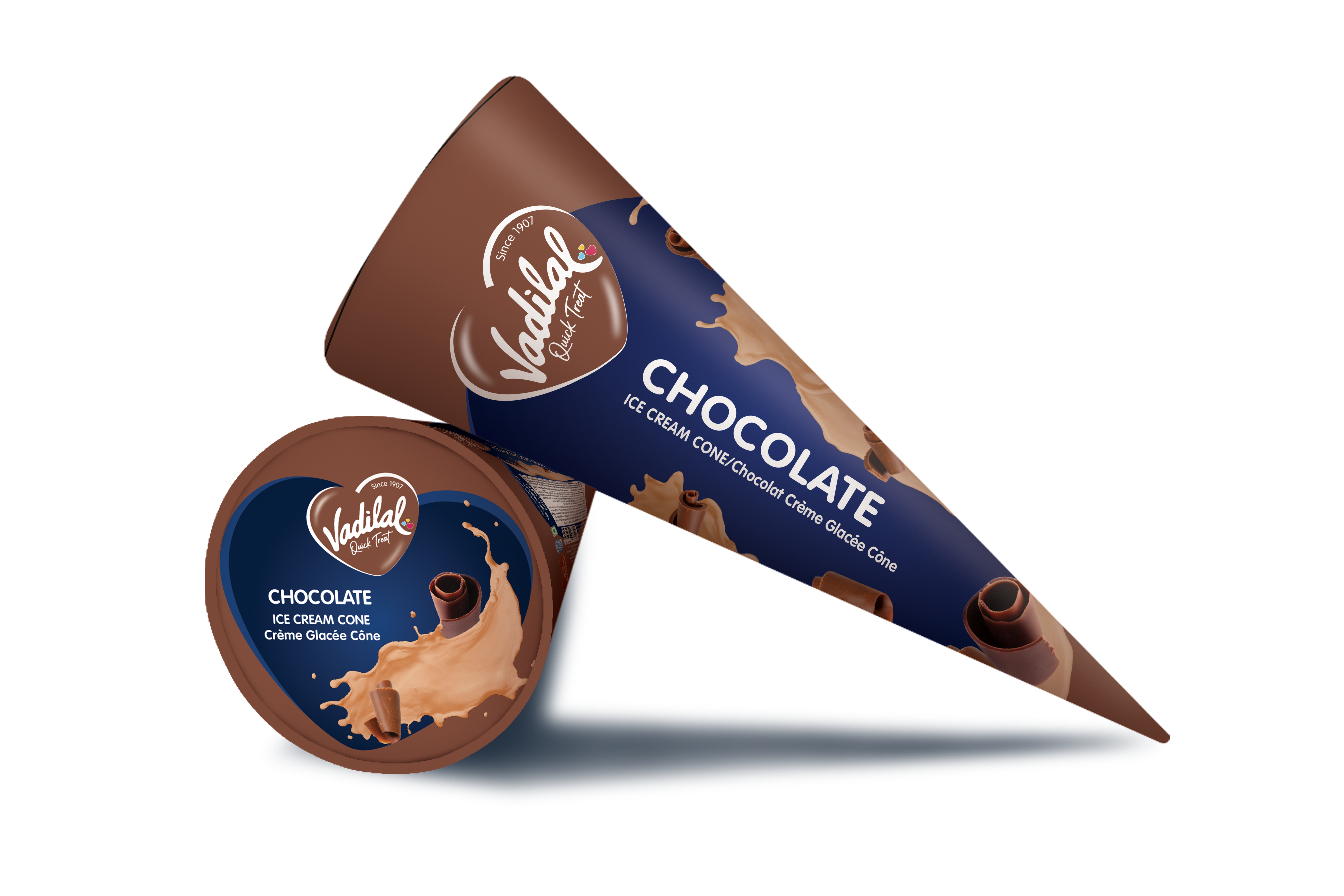 Vadilal Ice Cream Cone - (CHOCOLATE-110 ML)