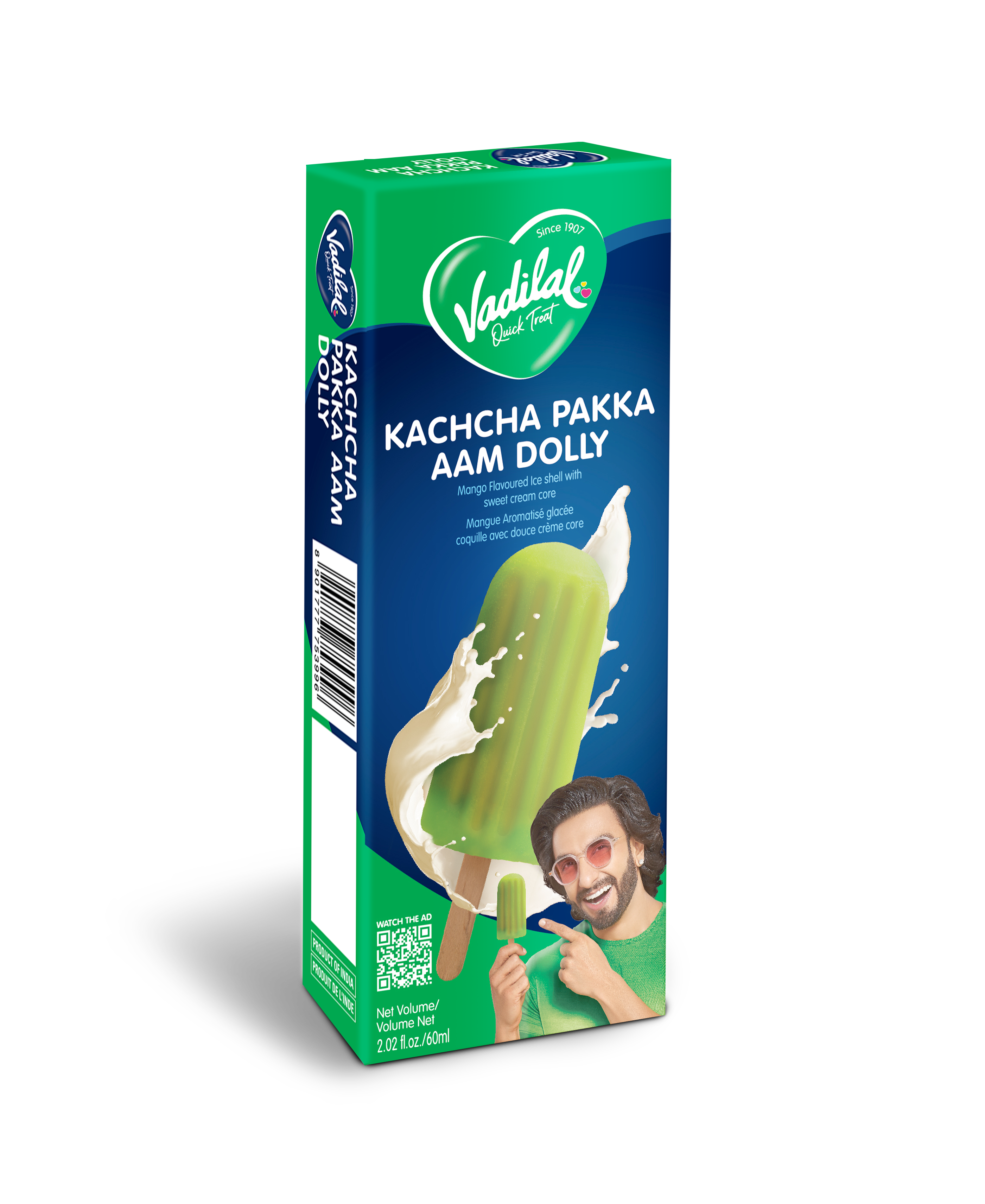 Vadilal Kachcha Pakka Aam Dolly - 60 ML