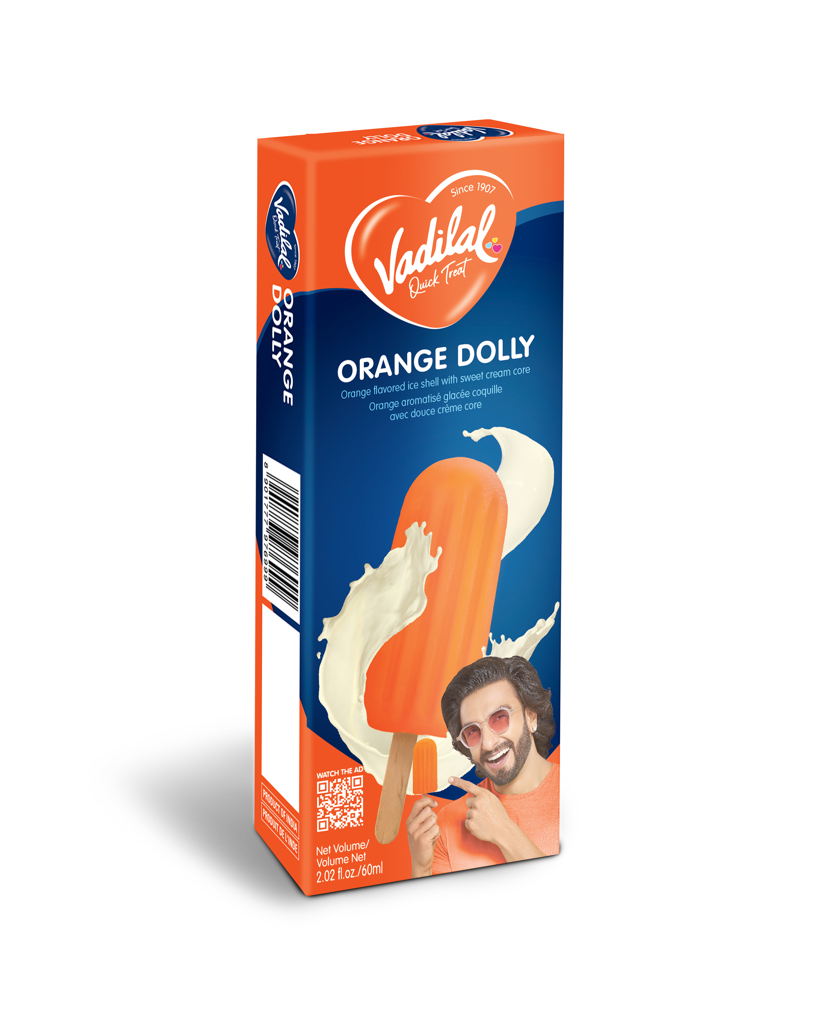 Vadilal Orange Dolly - 60 ML