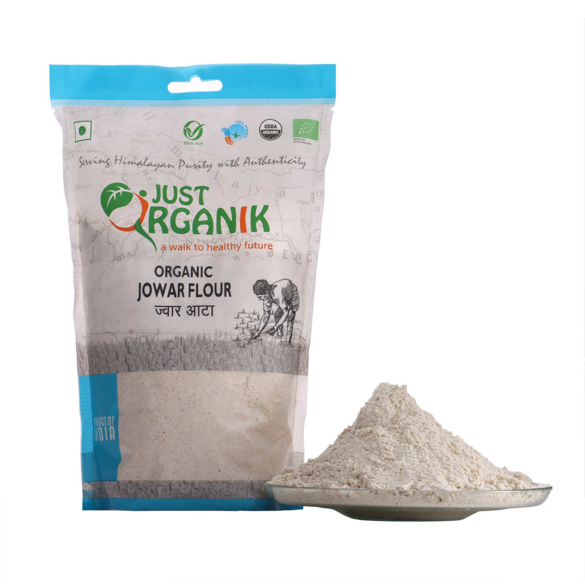 thumbnail image 2 of Jiva Organics Organic Millet Flour 2 Pound Bag 2 of 13
