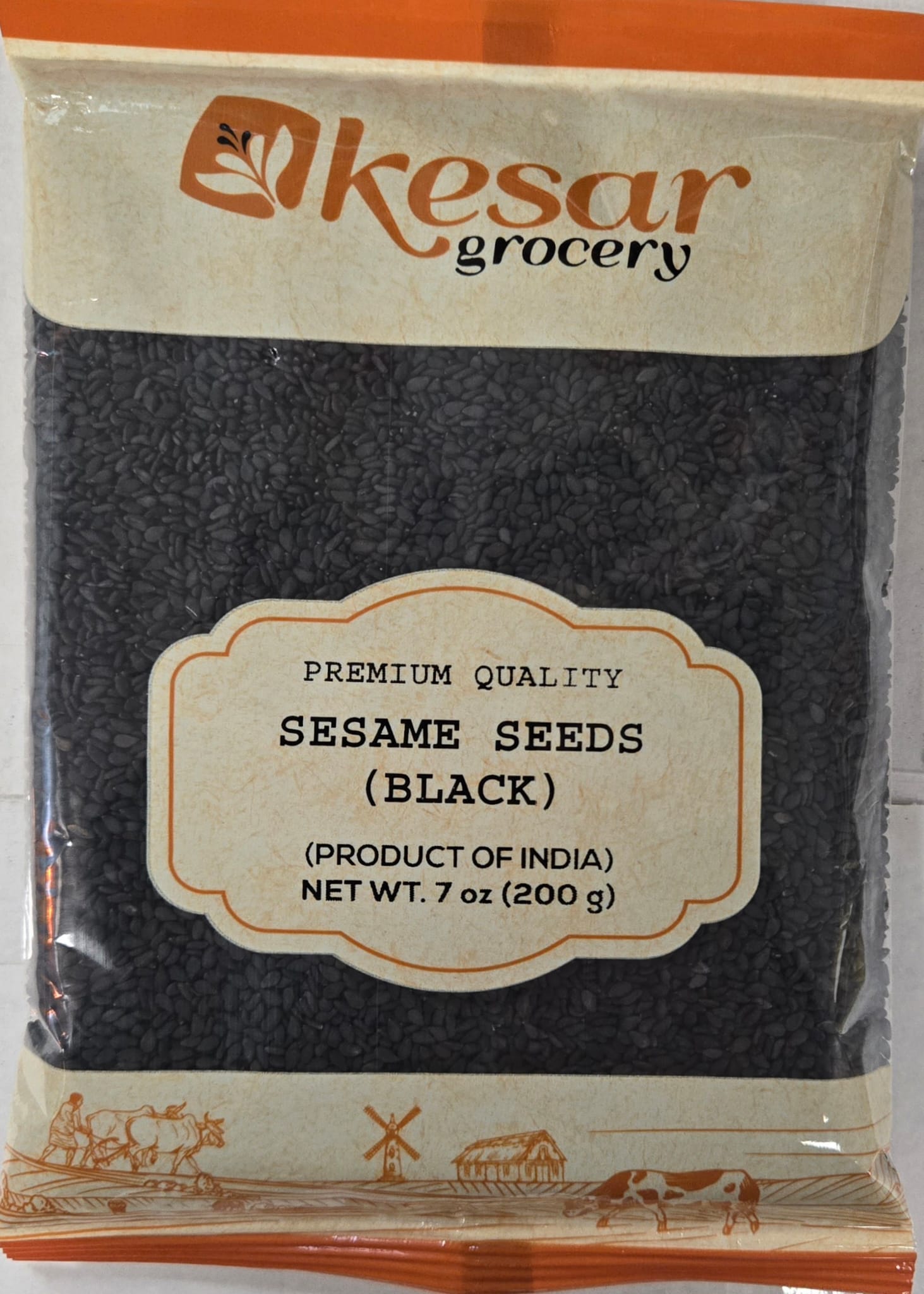 Kesar Sesame Seeds (Black) - 7 Oz (200 Gm)
