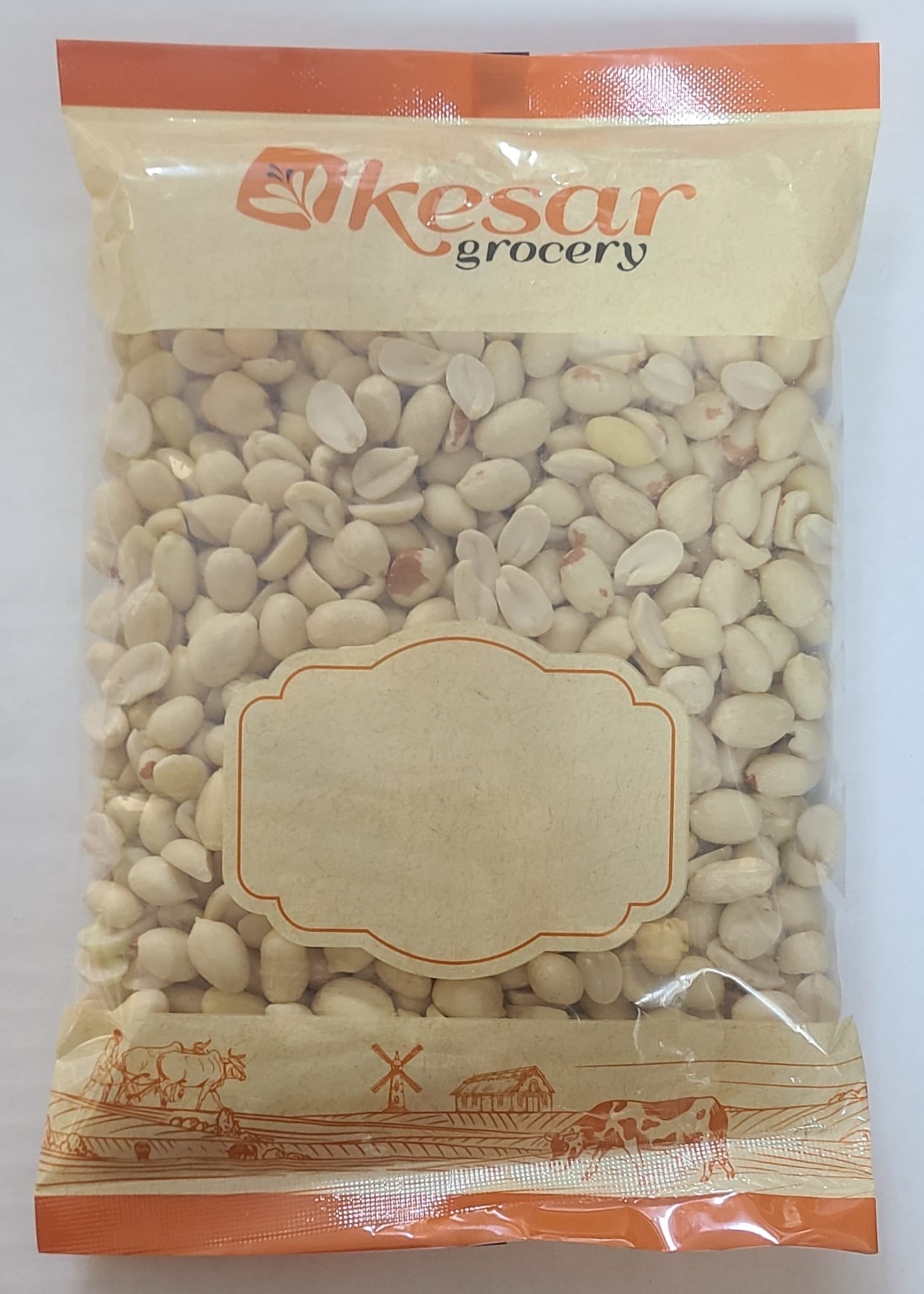 Kesar Skinless Jumbo Peanuts (No Skin) - 14 OZ (400 GM)